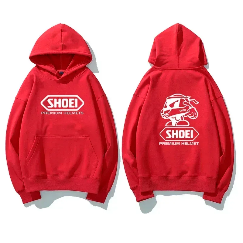 Motorcykelhjälm Tema Grafisk hoodie Unisex Fram Bak Dubbeltryck Biker Dragsko Huvtröja Casual Pullover Topp — image 3