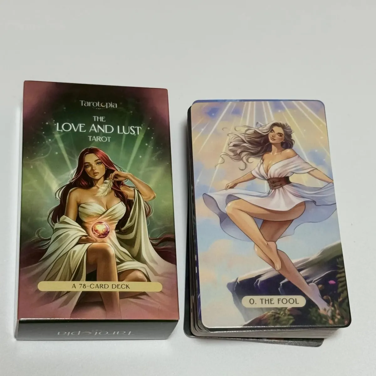 78pcs The Love and Lust Tarot Cards English Version Board Games for Passion Intimacy & Soulful Love Readings — image 1