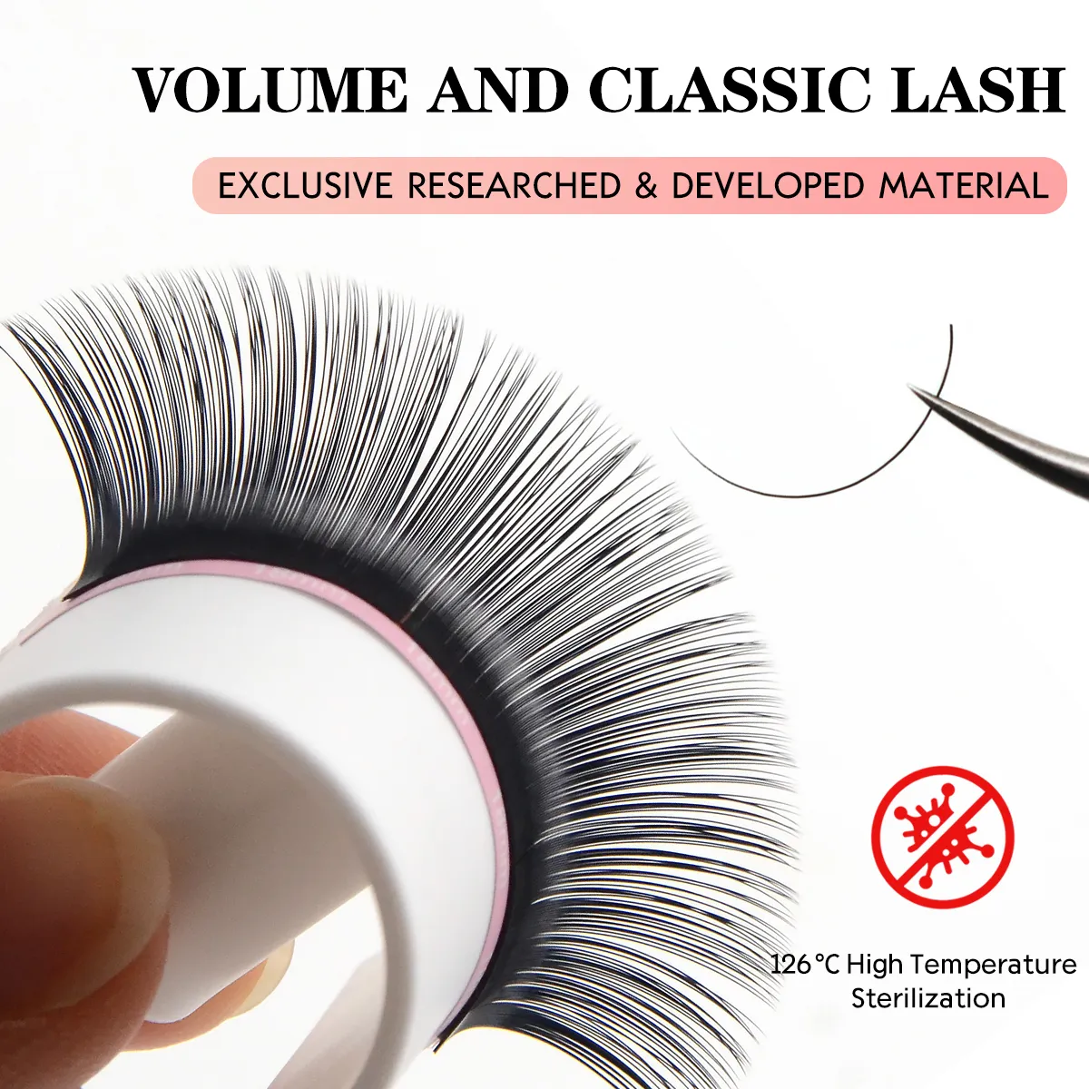 Qeelasee Professional Mink Individual False Eyelash Extensions Maquiagem Cilios Volume Fan Eye Lashes Wholesale Supplies — image 3