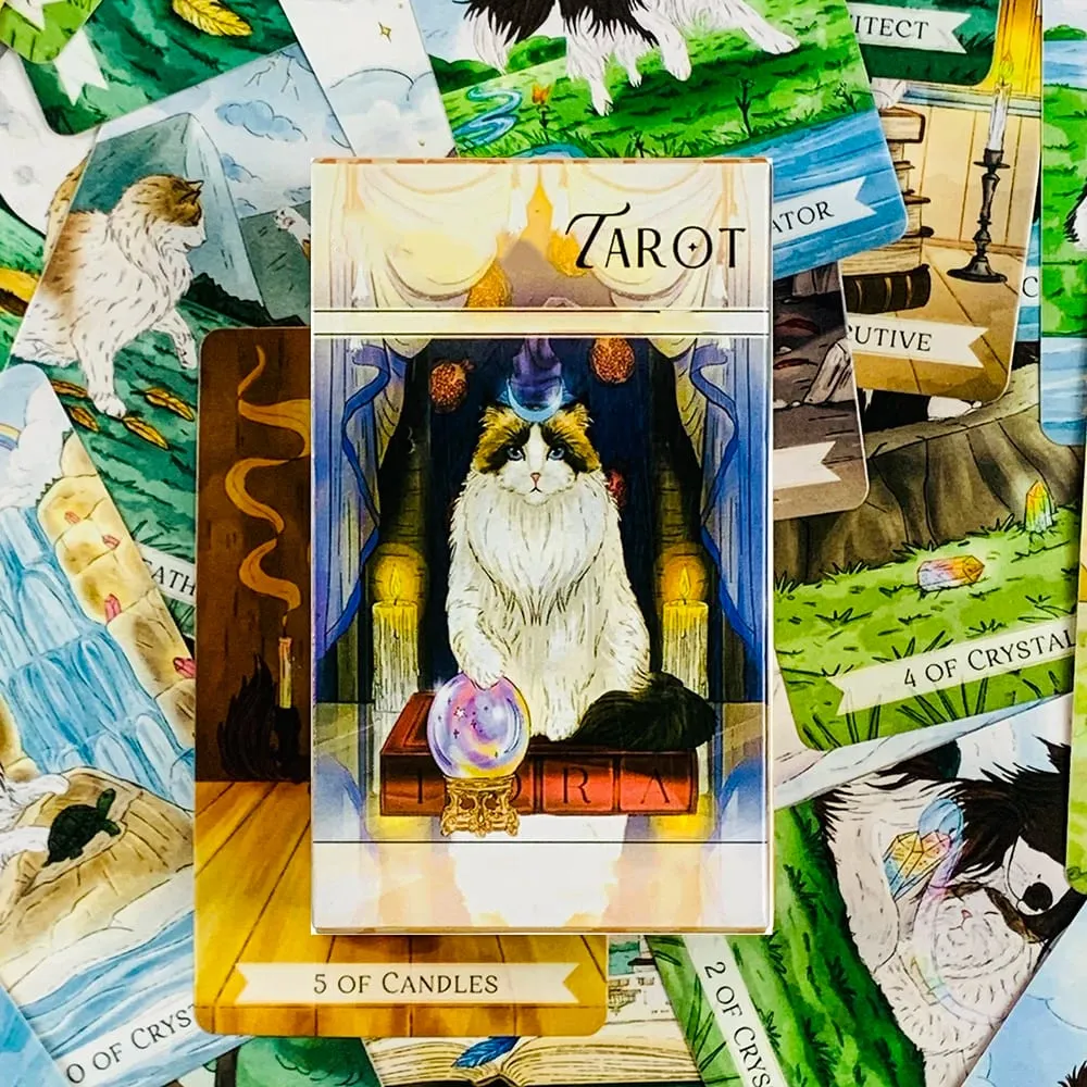 New Tarot Cards A 78-Cards English Version Of The Predictive Divination Card Game Family Gathering Card Game Spiritual Guidance — image 3