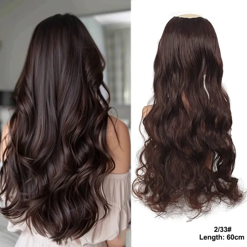 24 inch Long Wavy Hair Clip/Hair Extensions/Wigs/Women's Synthetic Wigs/Parties/Role-Playing/Different Events — image 13