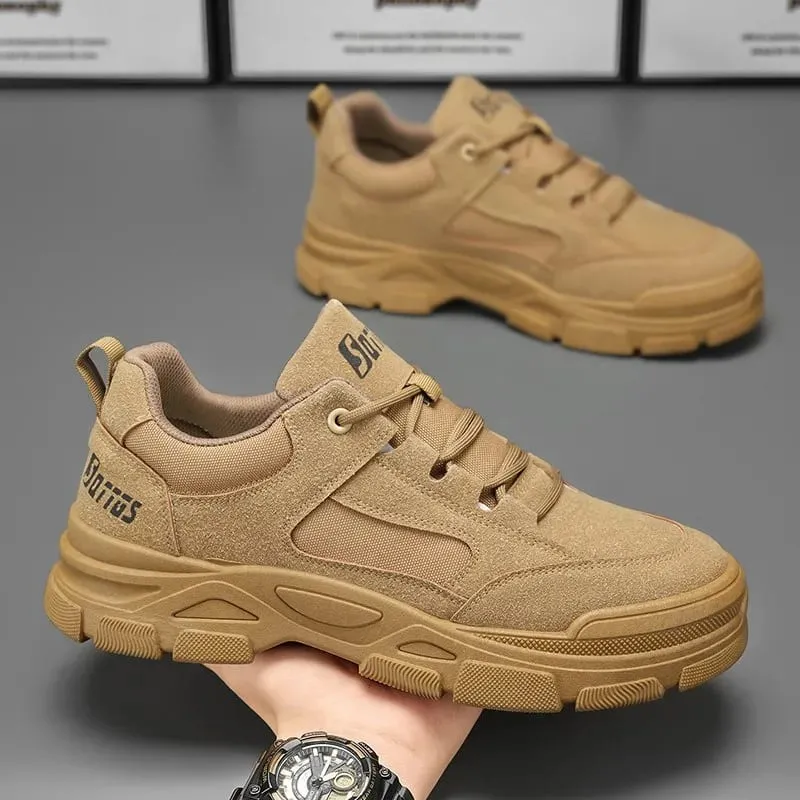 2026 Men's Works Casual Shoes Autumn Winter Breathable Anti-slip Wear Resistant Sneakers Outdoor Men Hiking Sports Shoes Zapatos