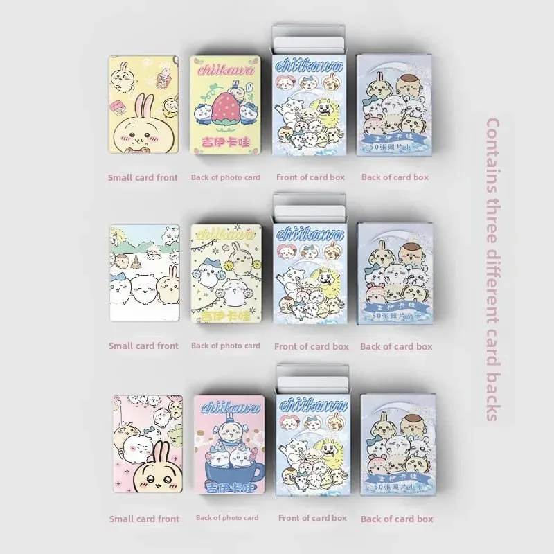 50Pcs/Set jiyi Lomo Cards 57x86mm Photocard Set Cute Laser Postcards Collectible Card for Fans Scrapbook Decoration Supplies — image 4