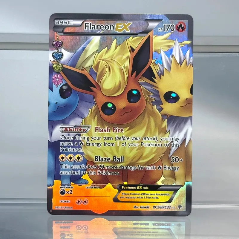 Holographic Game Trading Collection PTCG Proxy Cards Charmander (SV) Pikachu Flareon EX Single PKM Foil Card Venusaur EX — image 16