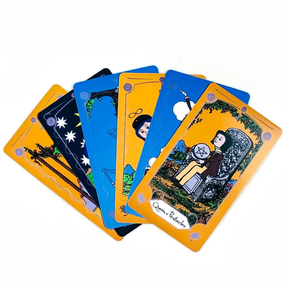 New Tarot Cards A 78 Pcs Tarot Deck The Key That Opens The Door To The Coraline World Great For Meditation & Party Games — image 5
