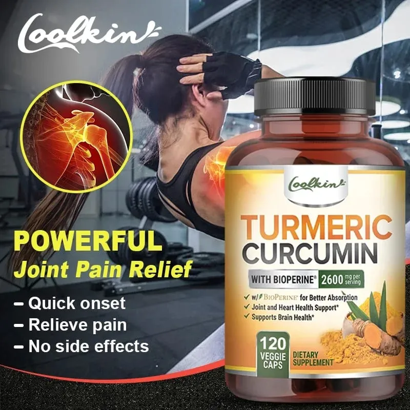 Triple Strength Turmeric Capsules with BioPerine 95% Curcumin Complex Supplement — image 3