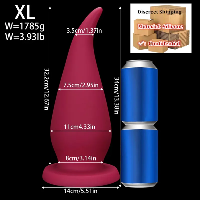 Silicone Large Anal Plug Big Butt Plug Dildo Anal Dilator Ass plug Masturbator Adult Sex Toys 18 For Men Women Gay Sex Shop 성인용품 — image 11