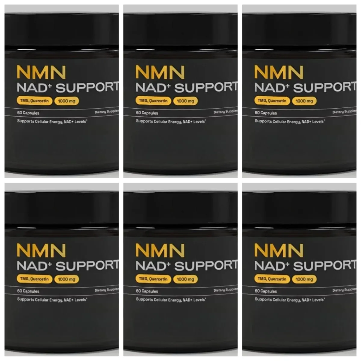 NMN NAD+ Support Capsules 1000mg Supports Cellular Energy Cognitive Health NAD+ Levels with TMG Quercetin 60 Capsules Adults — image 11