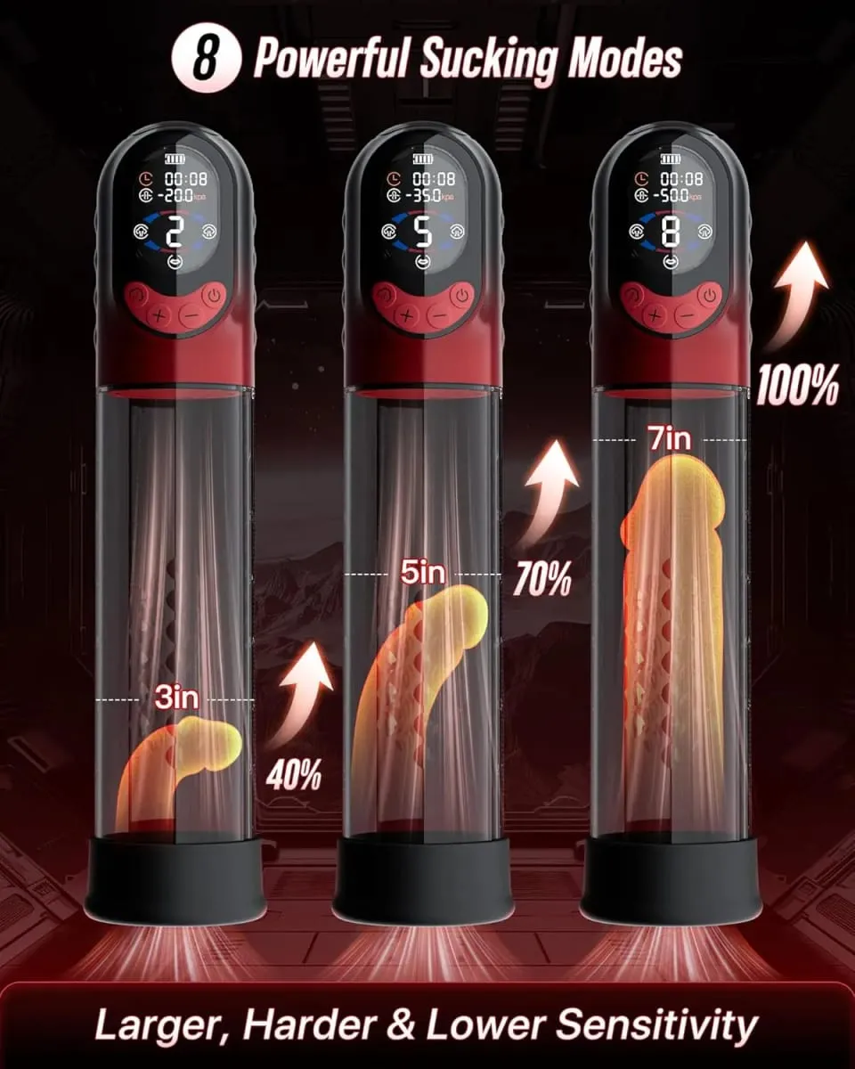 Electric Penis Pump Male Masturbator Sex Toy for Men Dick Pump Waterproof APP Adult Sex Toy for Men Vacuum Pumps Penis Enlargers