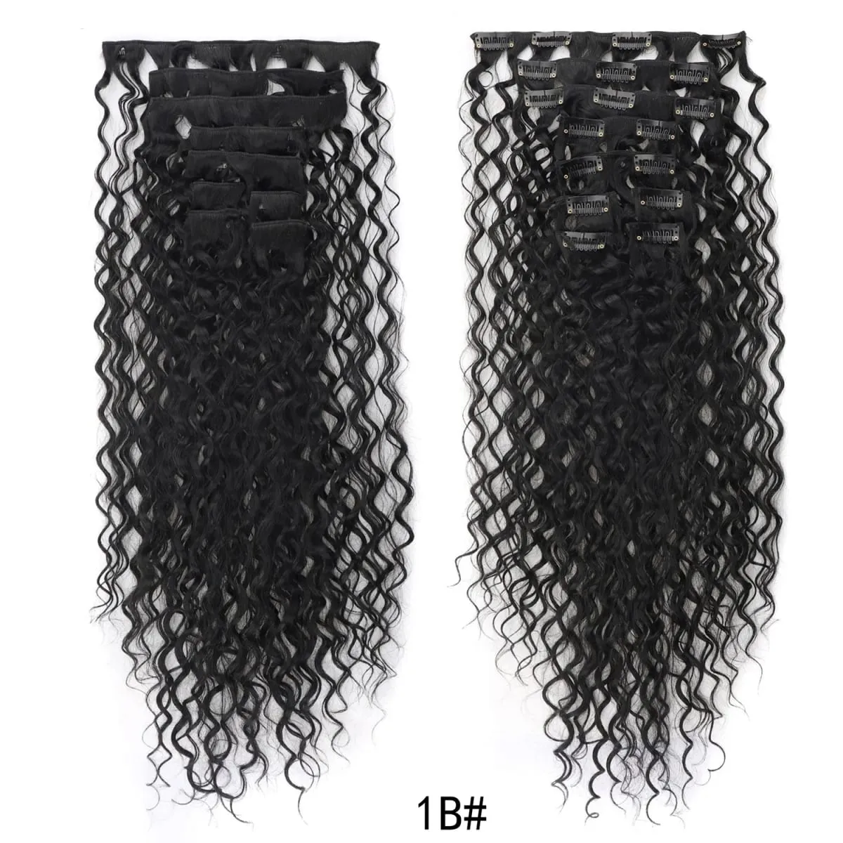Synthetic Long Loose Curly Hair Extensions 9pcs/set Clip-in Hair Increase Hair Volume Daily Use