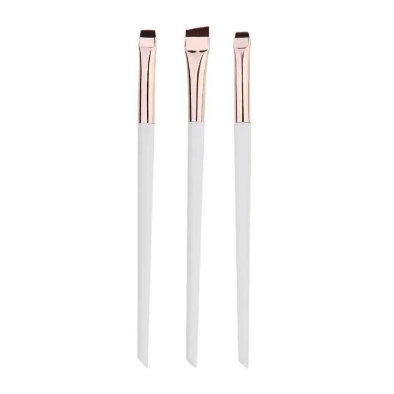 3/6/9/12Pcs Angled Eyeliner Brush Micro-Fine Tip for Brows & Cut Crease Vegan Professional Makeup Brushes — image 8
