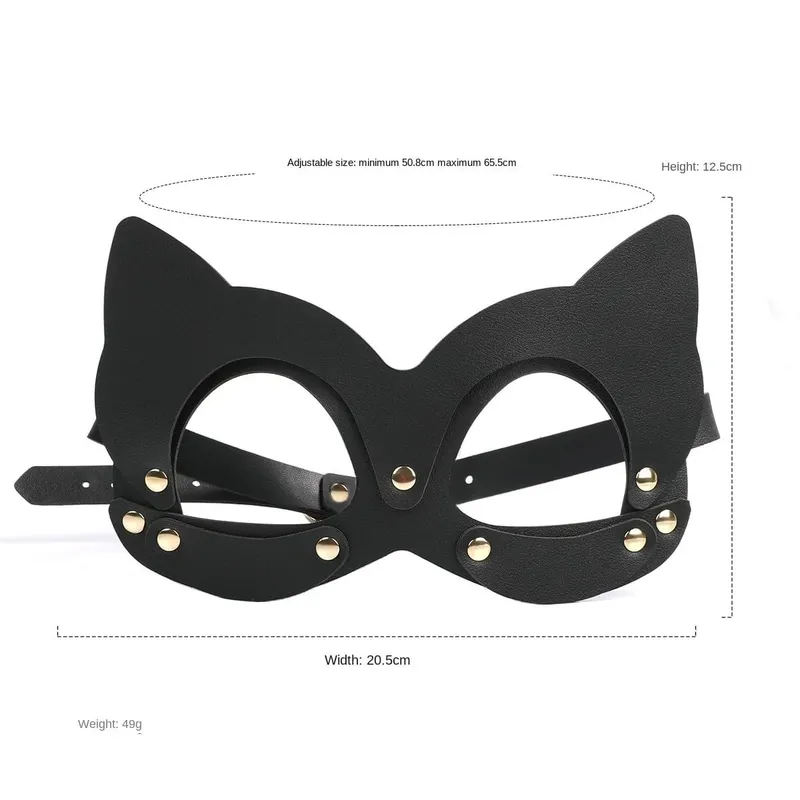 Conjunto de roleplay de escravo, algemas de couro, tornozelo, máscara de mordaça, chicote, coleira, brinquedos sexuais para mulheres, casais, kit de bondage bdsm — image 16