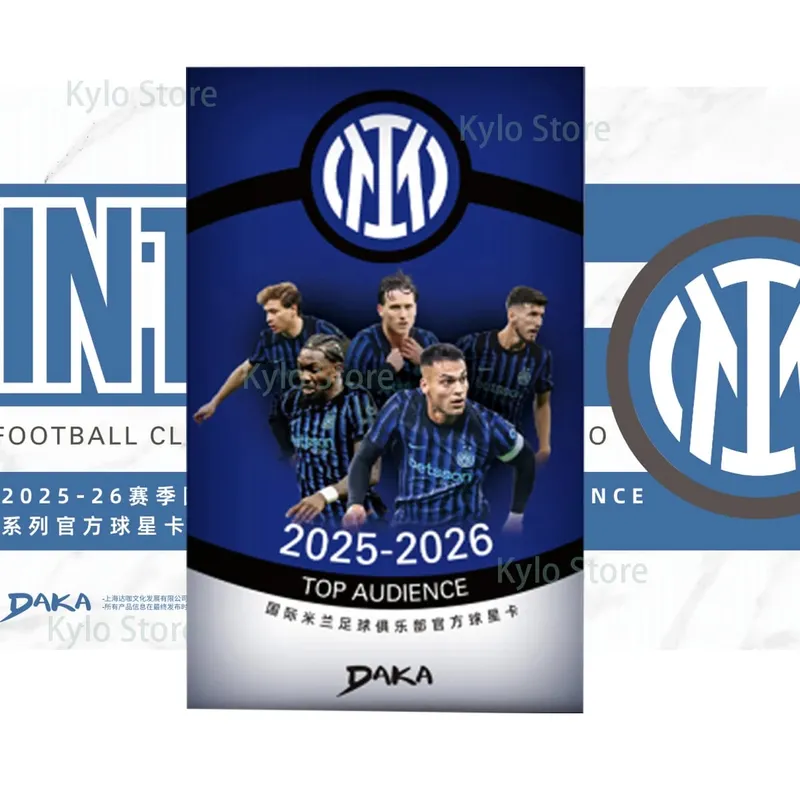 Daka 2025-2026 Trading Cards Top Audience Machester Cuty Juventus Ac Milan Internazionale Milano Football Star Official Box Gift — image 4