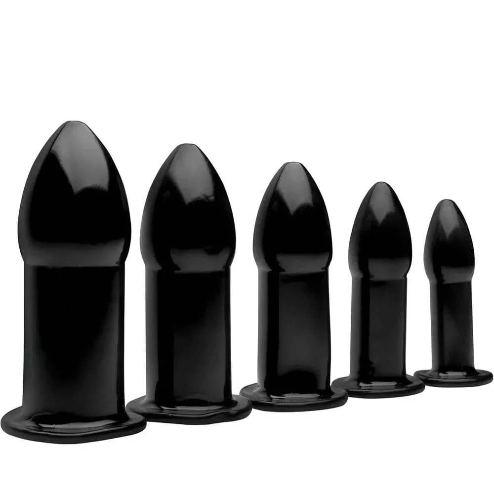 Hollow Anal Butt Plug Vaginal Dildo Speculum Peeking Vagina Expander Tunnel Anus Dilator Lavemang Vuxen Sexleksaker för kvinnor Gay Män — image 1