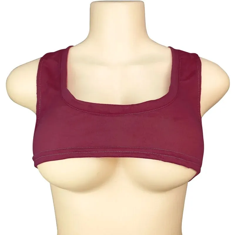 Y2k European and American Low Round Neck Ultra Short Sleeveless Vest T-shirt Sexy Chest Hugging and Navel Exposed Vest — image 22