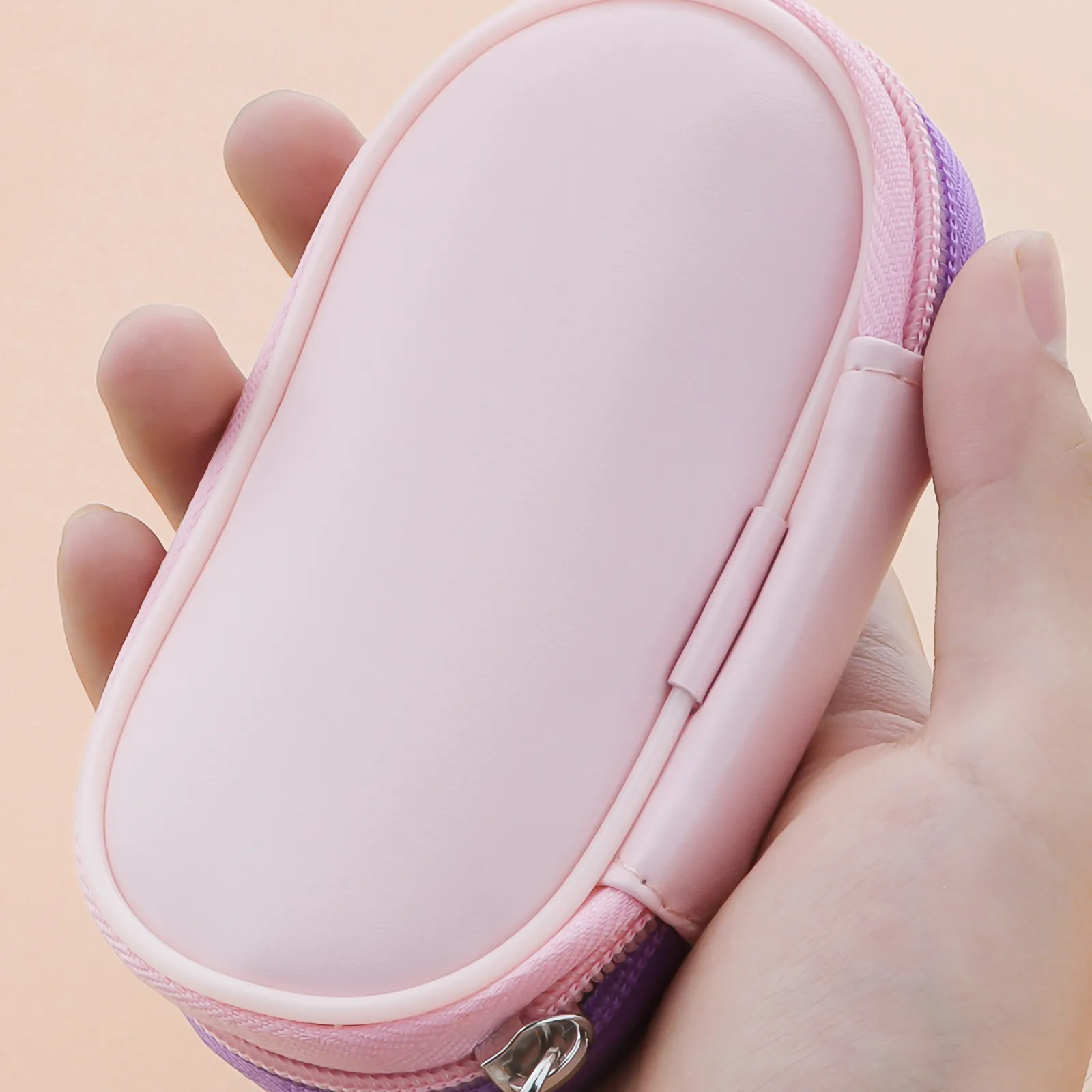 10 แปรงแต่งหน้าขนาดเล็กสีชมพูแบบพกพาเครื่องมือแต่งหน้าแต่งหน้าพัฟ-แปรงปาล์มชุดเครื่องมือแต่งหน้ามืออาชีพ — image 5