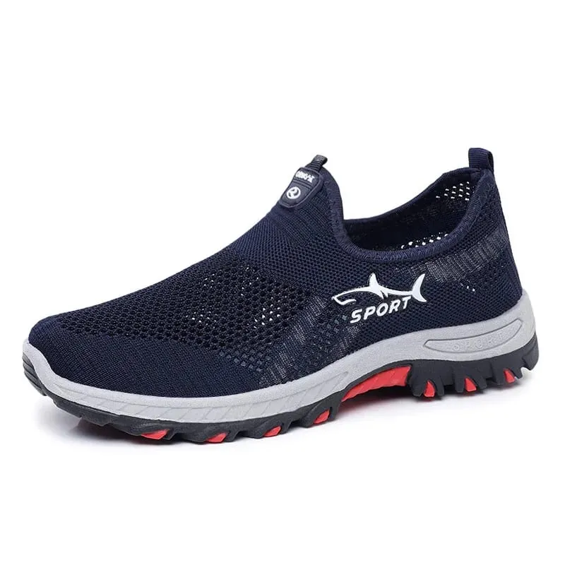 Men's Summer Mesh Shoes Breathable Lightweight Casual Sneakers Outdoor Walking Hiking Footwear 2026 New — image 7