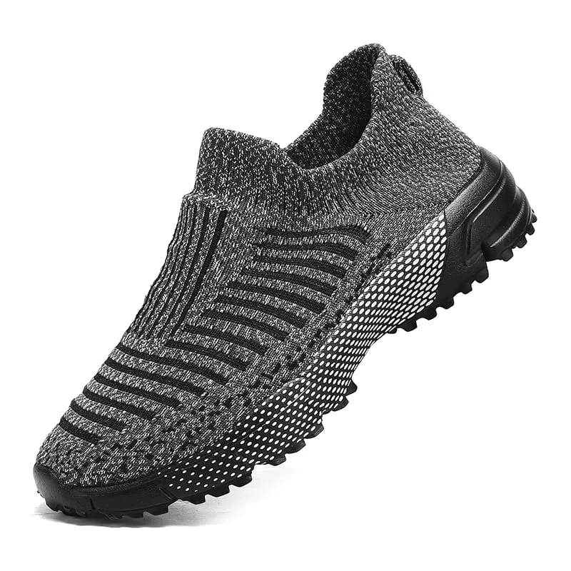 Men Sports Running Black Jogging Shoes Casual Sneakers Outdoor Breathable Mesh for Women Light Shock-absorption Black Tennis — image 1