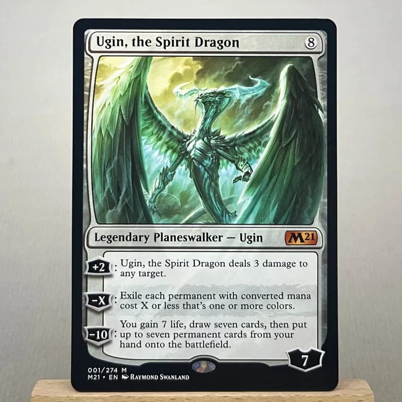 CC1 C19 MH1 FAR M21 HOLO12-Ⅰ02 TCG Tarjetas Proxy Biblioteca Sylvan Ugin el Espíritu Dragón Fuerza de Negación Elesh Norn