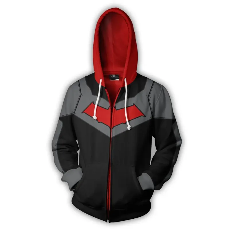 autumn winter Anime hoodies for man Cosplay Hoodie Costume Sweatshirt Zipper Outerwear Casual Hoodies Men clothing zip-up hoodie — image 4