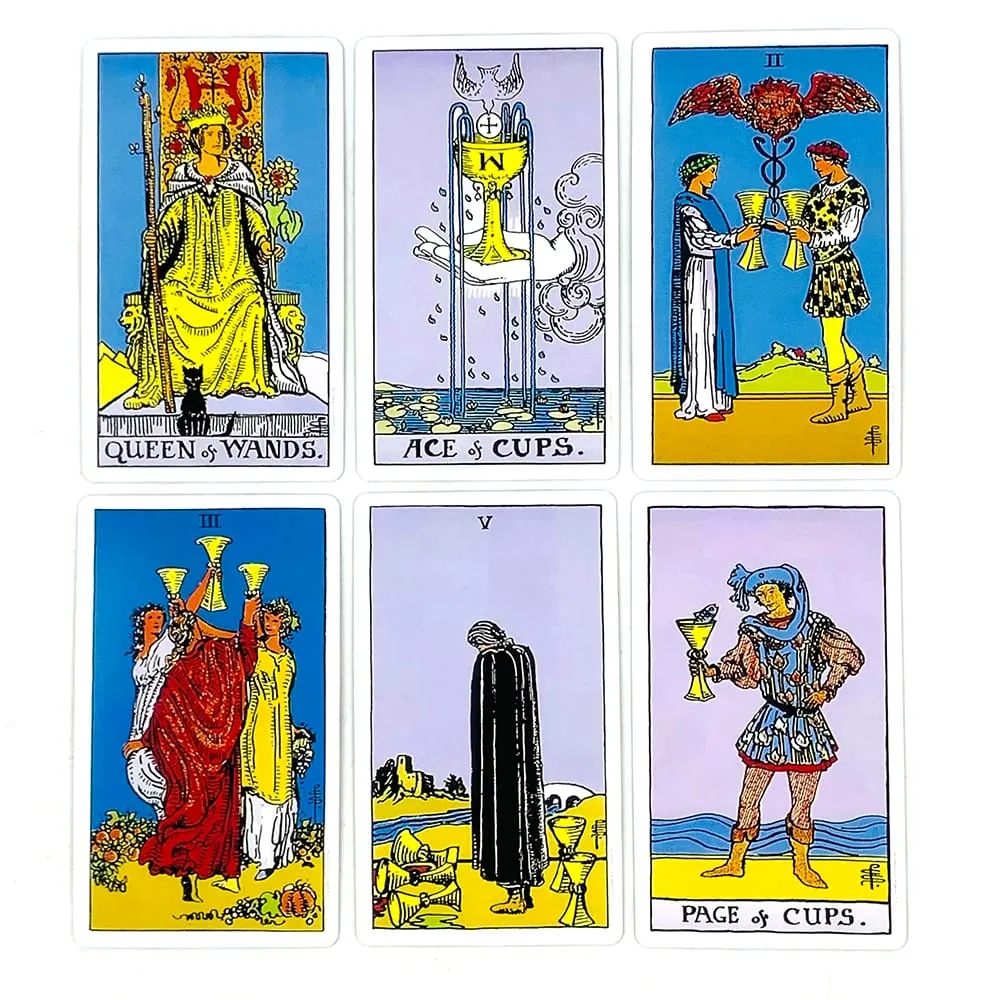 Hot-selling Tarot Deck 78 Cards English Version Divination Tarot Cards Board Games Cards Game with Guidebook For Beginners — image 3