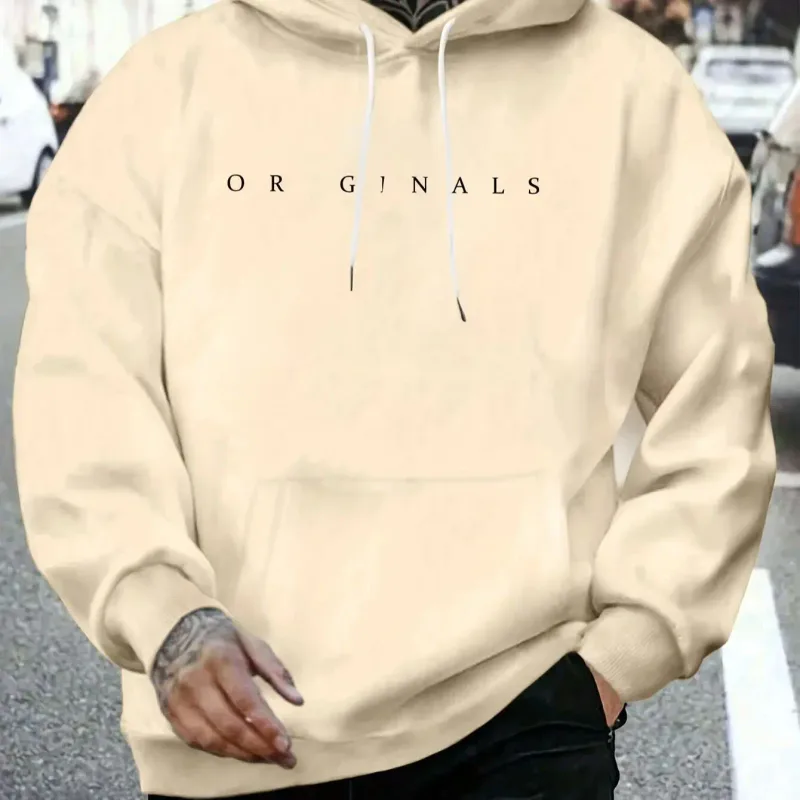 Trendy, Casual, Fashionable, Loose, ORIGINALS Letter Printed Long-Sleeved Men's and Women's Hooded Sweatshirt, Warm Pullover — image 13