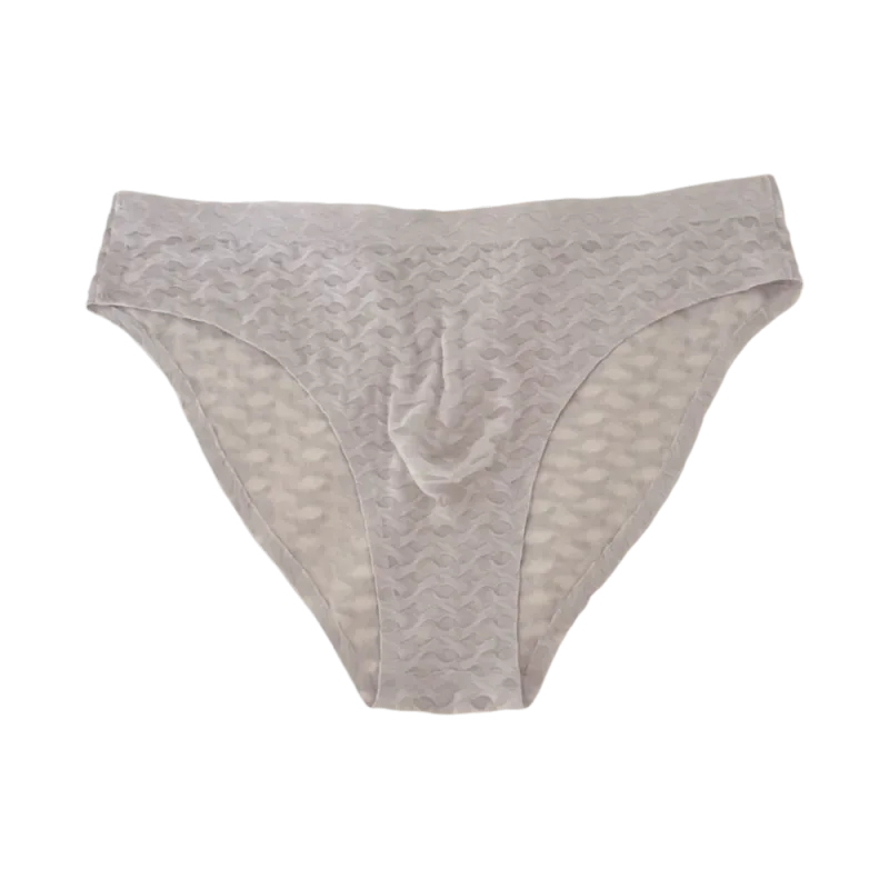 Panties Mesh Thin Men's Underwear Transparent Low Waist Ice Silk Underpants Bubble U Convex Pouch Men Triangle Briefs Male — image 17