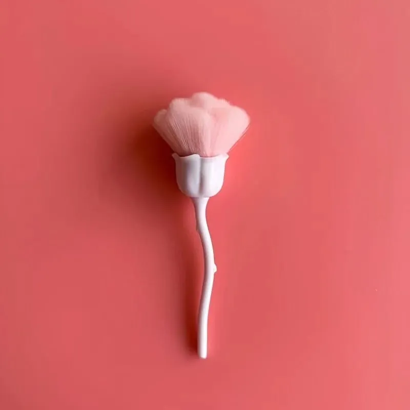 A Rose Shaped Nail Dust Brush Soft Bristles Makeup Foundation Make-Up & Powder Blusher Tools Foundation Make-Up Beauty Brush — image 10