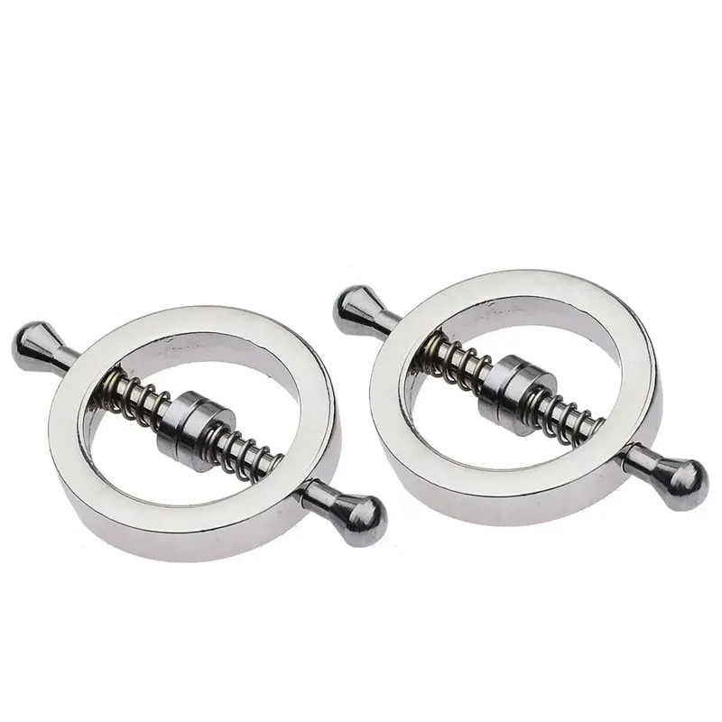 Stainless Steel Adjustable Nipple Clips Erotic Goods Nipple Stimulation Breast Bondage Restraint Bdsm Sex Toy for Woman — image 3