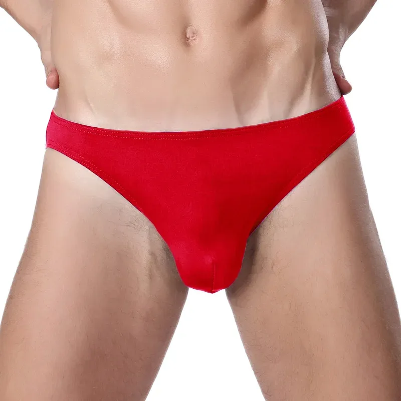 Men's underwear with a U-shaped protruding modal, thin, elastic and sexy low-waisted tight underpants — image 29