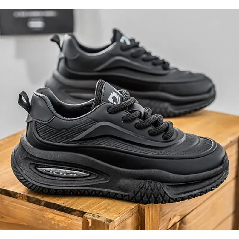 Frühling Sommer Männer Turnschuhe Plattform Casual Schuhe Retro Chunky Dad Schuhe Streetwear Lace Up Wandern Männliche Laufschuhe — image 2