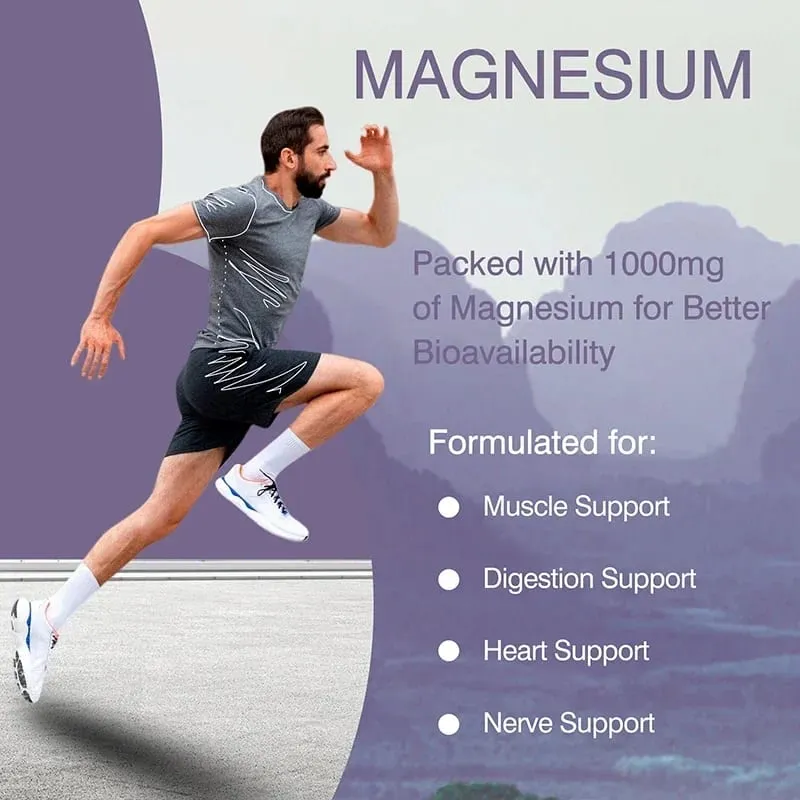 Citrato de Magnésio - Suplemento para Relaxamento do Estresse Osso Sono Coração Saúde Nervo Músculo e Metabolismo — image 3