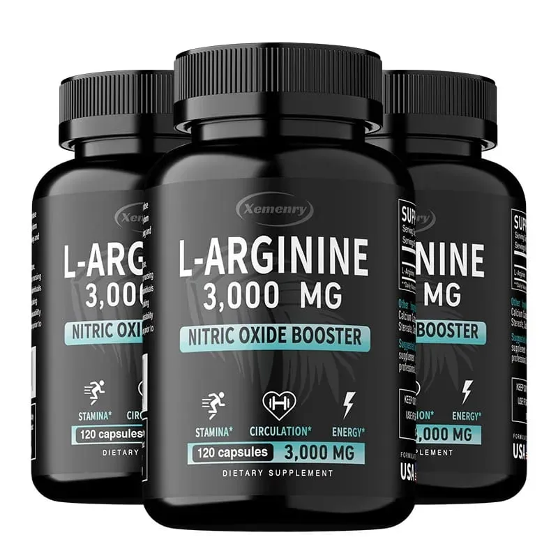 L-Arginine Capsules Supplement - for Energy Strength and Endurance Support During Exercise | Muscle Mass Non-Gmo — image 11