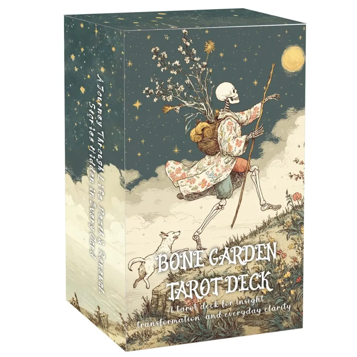 78 Tarot Cards 13x8 Cm Bone Garden Tarot Deck Vintage Plant Beauty Quiet Storytelling Includes Paper Manual Card Game