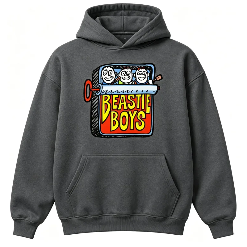 Beastie Boys Hip Hop Musik Vintage Design Luvtröja herr Höst Vinter Casual Damtröja med luva Unisex bomullsrock Topp — image 3