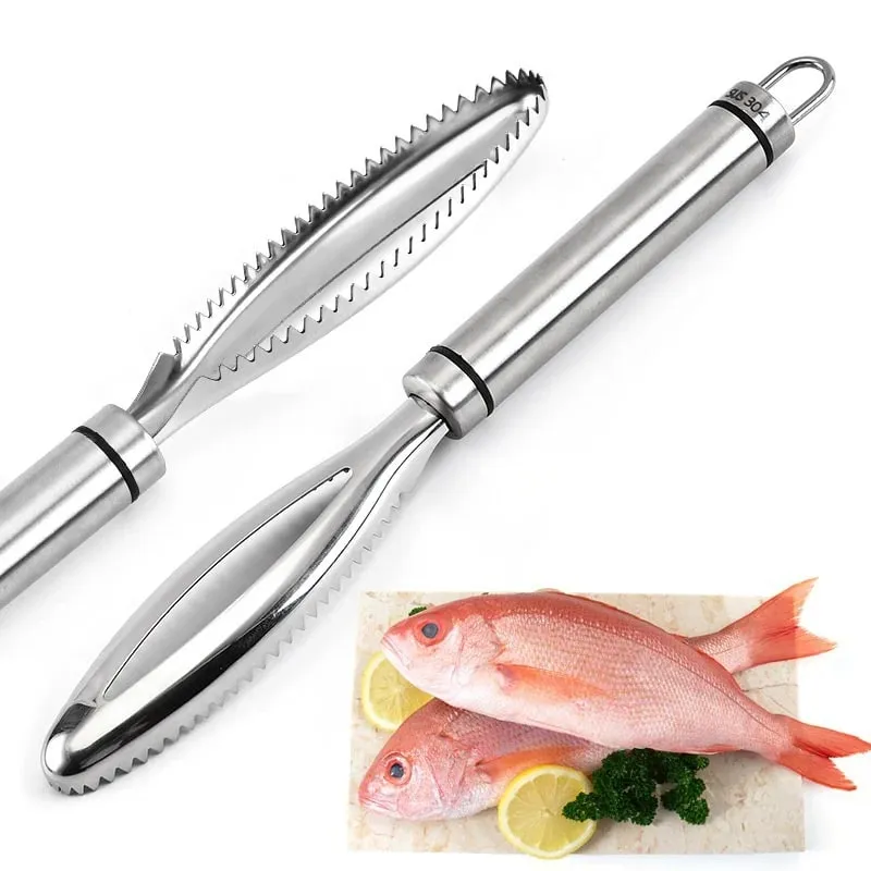 Fish Scales Scraping Graters Fast Remove Fish Cleaning Peeler Scraper Fish Bone Tweezers Stonego Kitchen Accessorie To — image 8