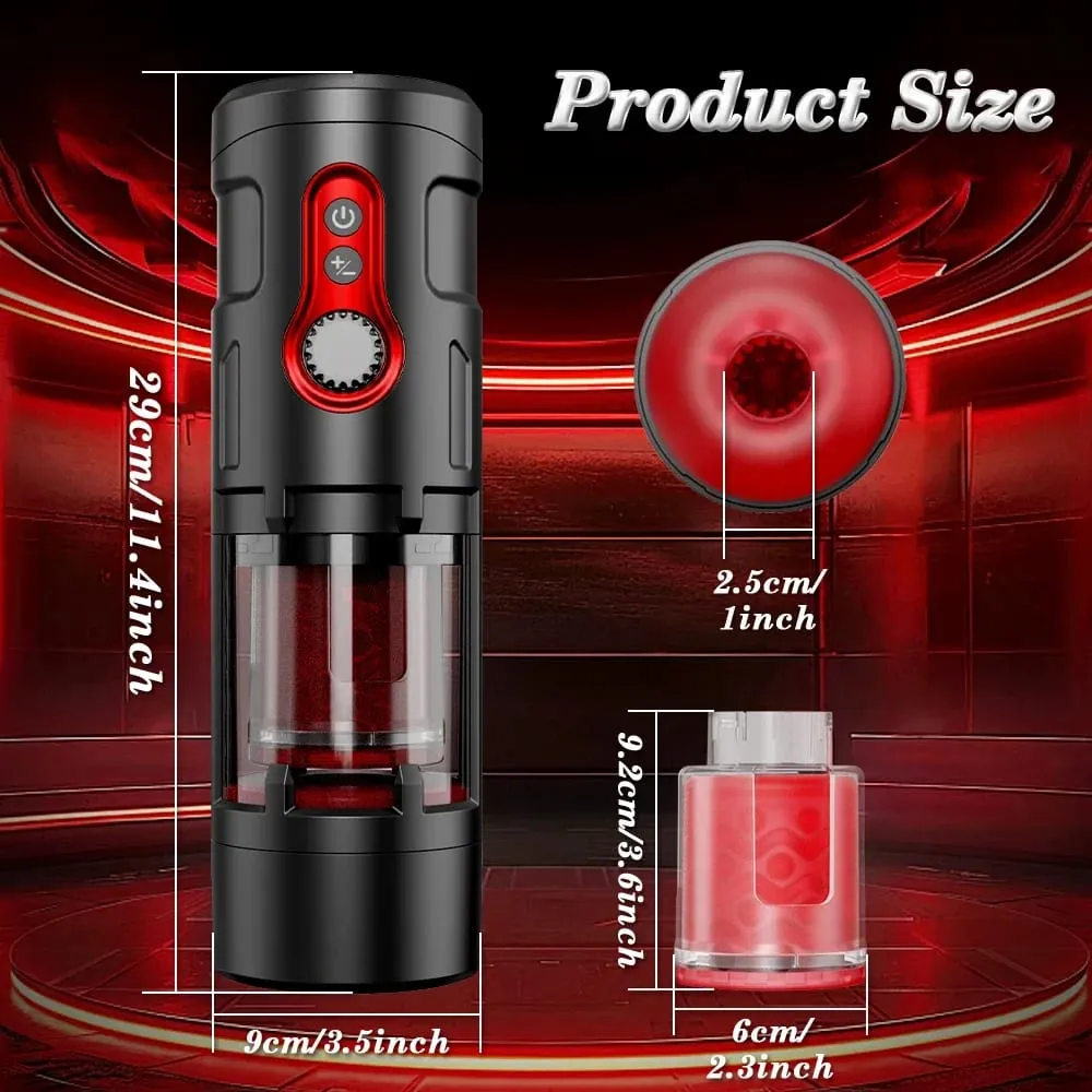 Masturbador masculino automático, rotação telescópica, máquina de sucção, pistão, boquete, produtos adultos, masturbação, brinquedo sexual para homens — image 6