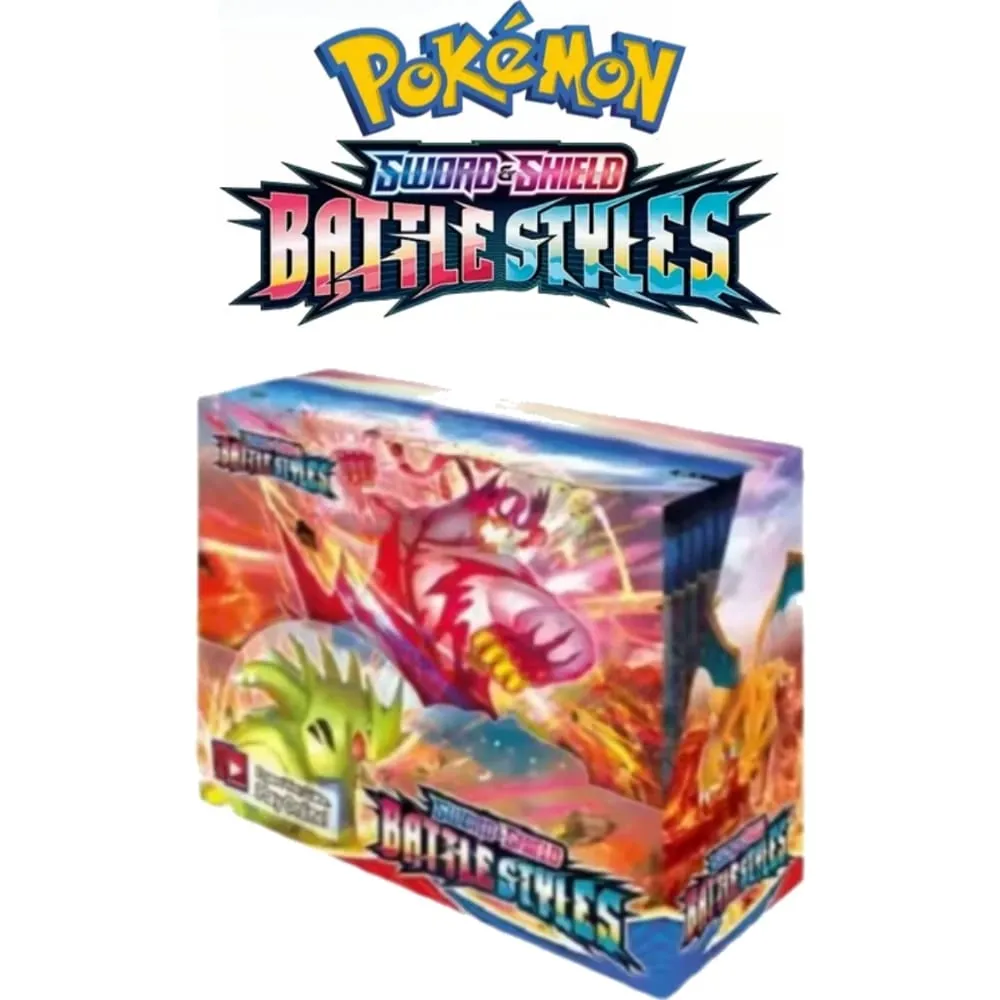Pokémon TCG Sword & Shield Booster Box 360Pcs English Collectible Trading Cards Set Anime Game Toy Gift for Kids Collection Fans