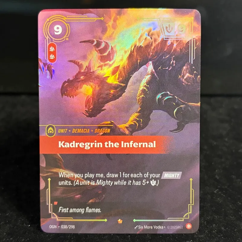 Runes Riftbound OGN Origin Genesis UNL Unleashed KaiSa Elder Dragon Collectible Alt Art Showcase Exclusive Holo Foil Proxy Card — image 13