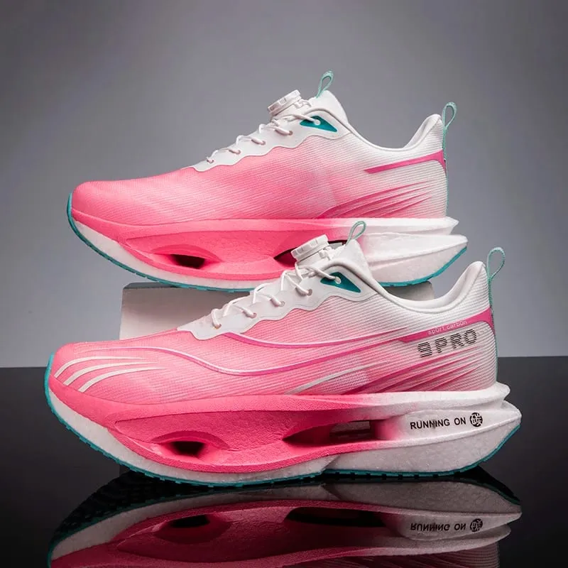 New Running Shoes Carbon Board Marathon Men Sports Breathable Lightweight Women's Comfortable Athletic Nonskid Casual Sneakers — image 4
