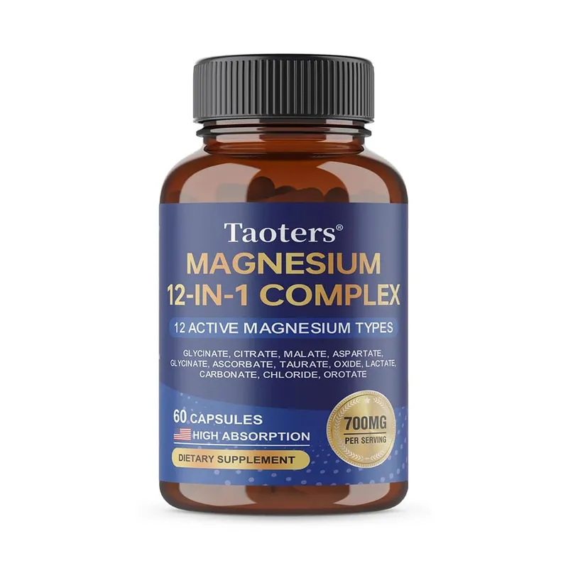 Magnesium 12-IN-1 Complex - Sinusuportahan ang Heart and Bone Health Aids Relaxation Nagpapabuti sa Lakas ng Muscle at Nagpapalakas ng Immunity — image 8
