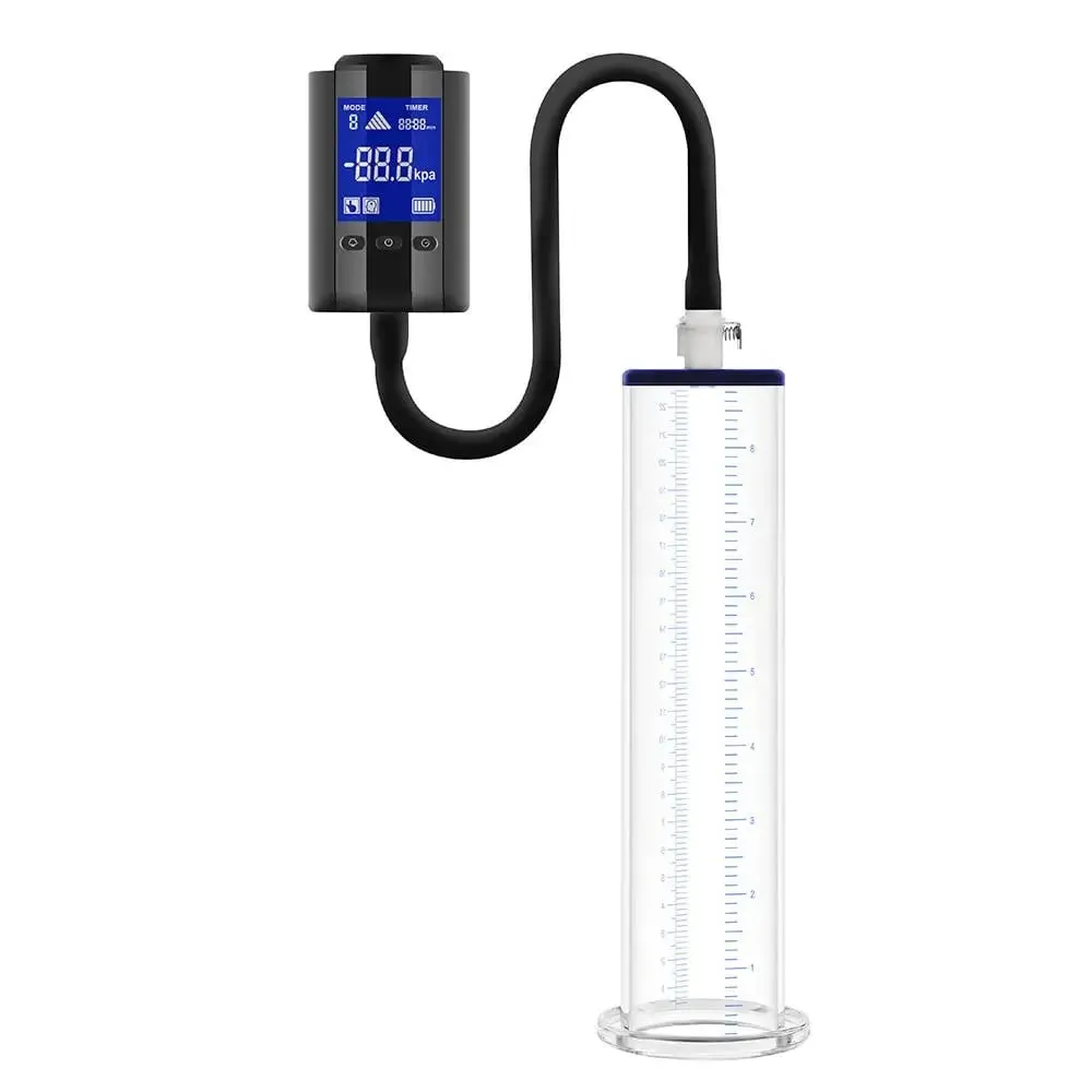 3 Polegada tubo inteligente bombas de sucção pênis ampliação treinamento otário vibradores masturbar copo máquina sexo silicone mangas extensor — image 3
