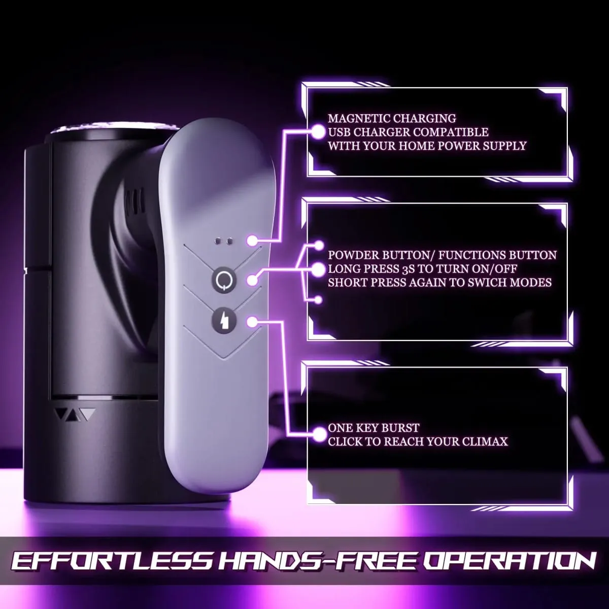 Masturbator for Men Automatic Telescopic Silicone Vagina Blowjob Oral Pussy Stimulator Sex Games Είδη για ενήλικες — image 5