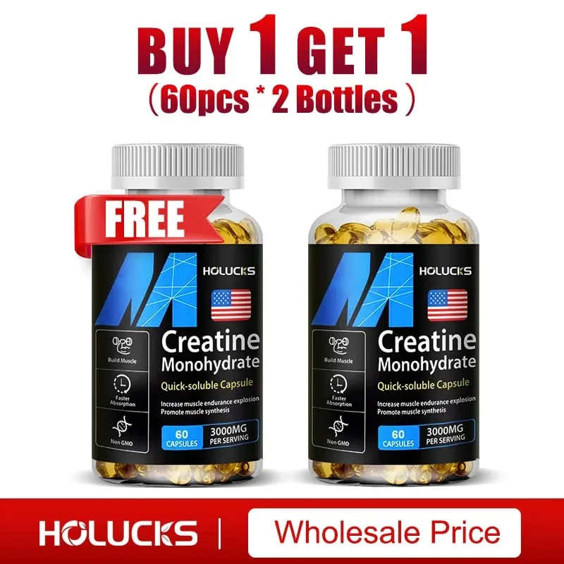 Creatine Monohydrate Supplement Boost Energy Support Muscle Mass Improve Performance for Workout — image 9