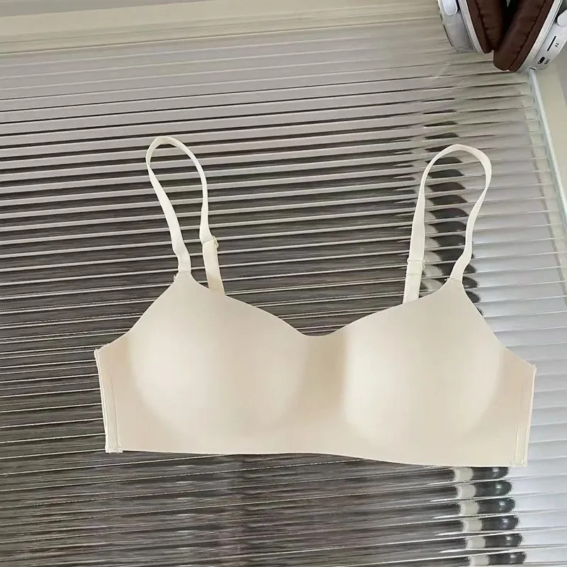 Sutiãs sem costura para mulheres peito pequeno 1/2 xícara push up sutiã sem fio sutiã feminino suporte roupa interior sexy lingerie feminina íntimos