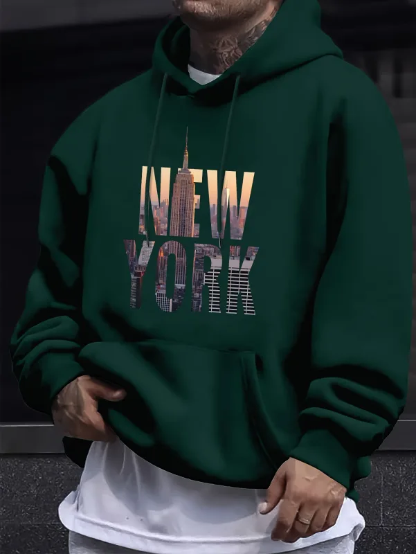 Men's Casual Hooded Sweatshirt - Spring/autumn Style - Youthful & Stylish — image 4