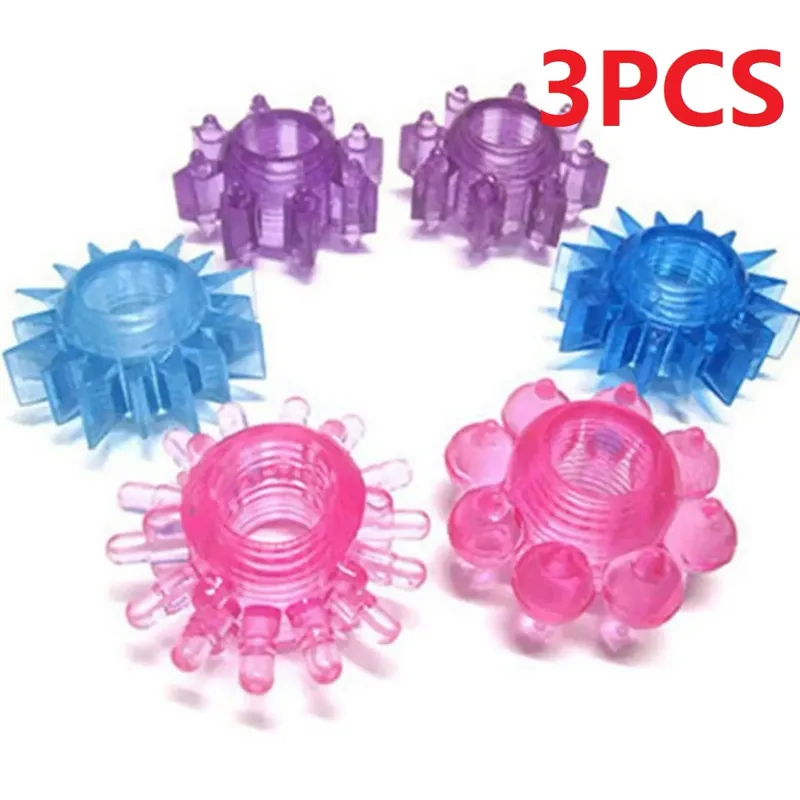 3/5PCS Cock Ring Fördröjning Ejakulation Vuxenleksaker För Män Dick Förstoring Silikon Penisring Man Sexleksaker Starkare Erektion 18+ — image 6