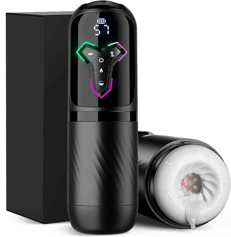 Masturbador masculino de sucção telescópica, equipamento de masturbação vaginal, brinquedos sexuais para homens, produtos para adultos, pistão, mastubador automático