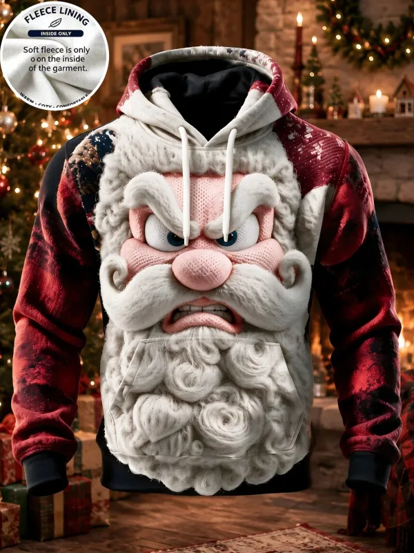 3D Print Thanksgiving Fleece Hoodie Turkey Feast Dinner Full Print Pullover Long Sleeve Kangaroo Pocket Holiday Sweatshirt — image 14