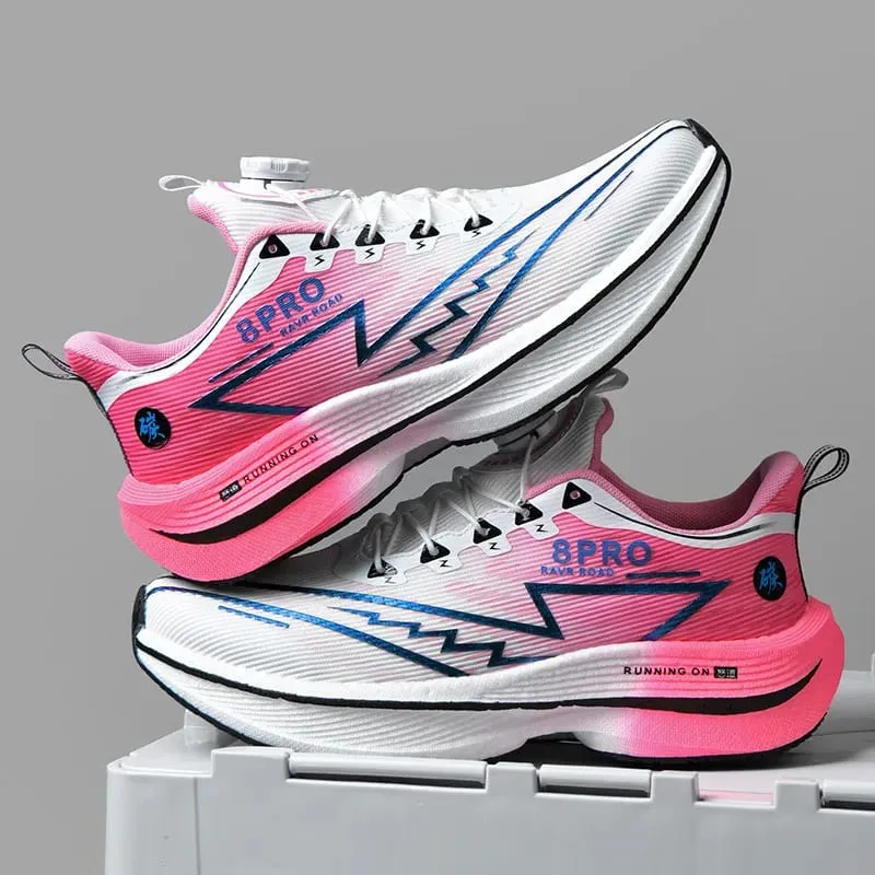 Athletic Running Shoes Men Professional Carbon Board Marathon Sports Breathable Lightweight Women Comfortable Casual Sneakers